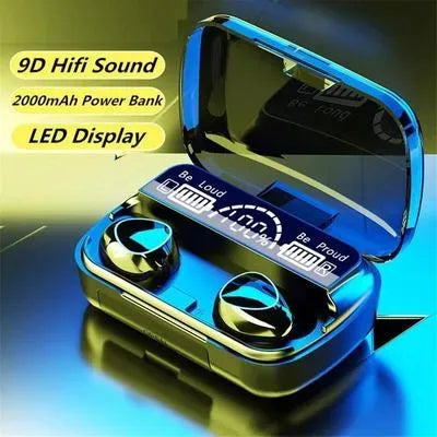 M10 Wireless Earbuds with Charging Case & Bluetooth 5.3